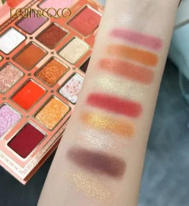 Paleta de Sombras 19 Colores Honey Peach kevin & COCO