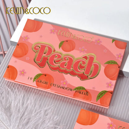 Paleta de Sombras 19 Colores Honey Peach kevin & COCO