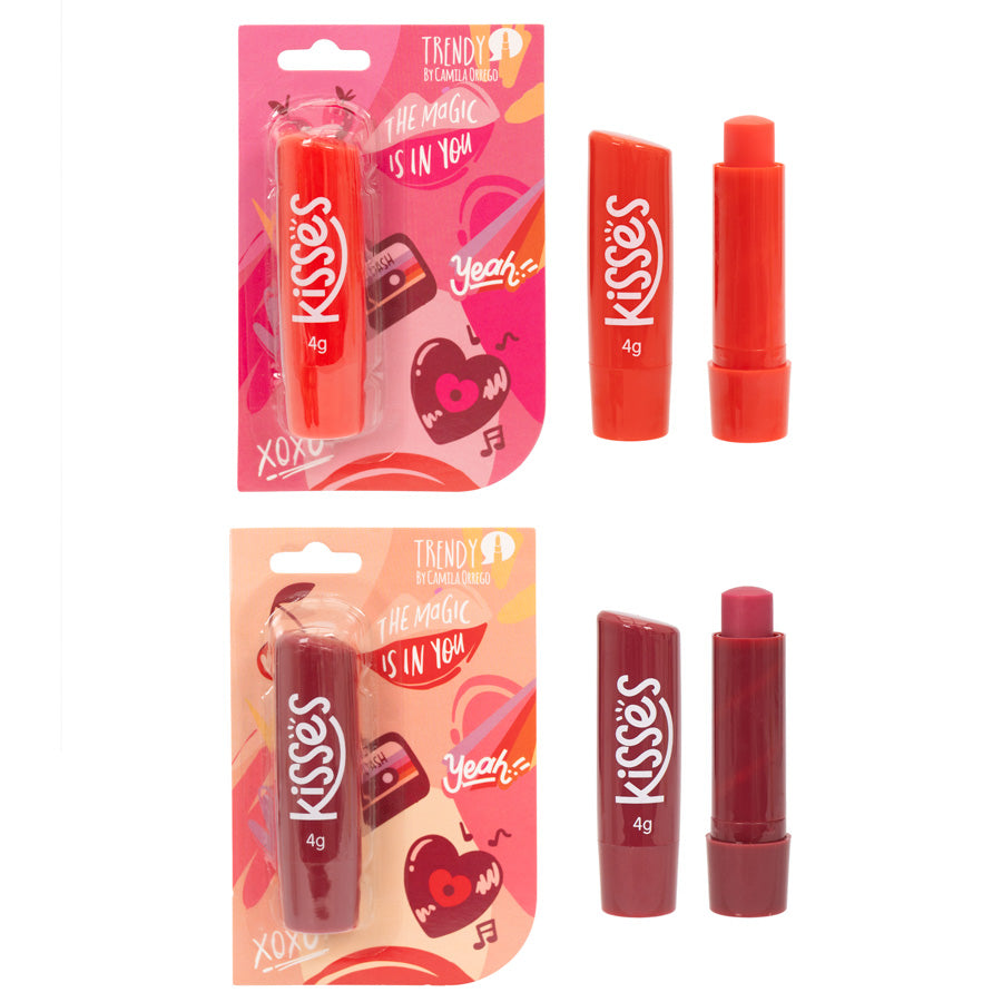 Brillo Lip Balm Kisses Rojo