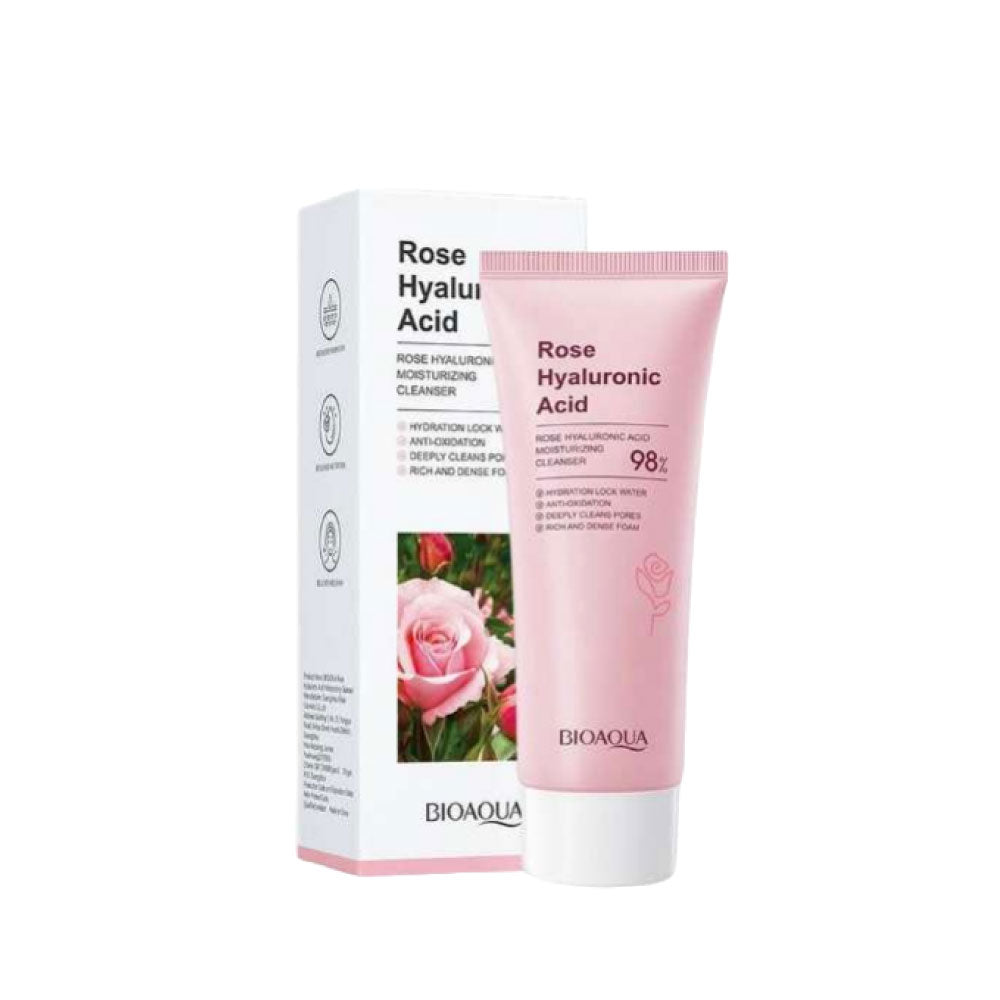 Limpiador facial Rose Hyaluronic Acid BIOAQUA