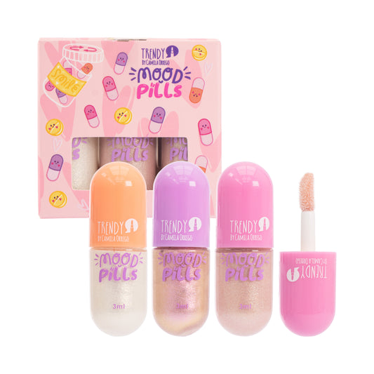 Kit X 3 Gloss Mood Pills