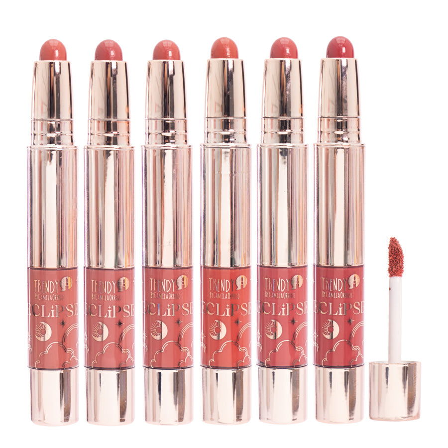 Labial Doble Barra Y Gloss Eclipse