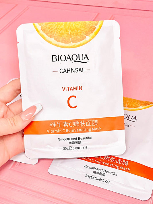 Mascarilla de Velo Vitamina C BIOAQUA